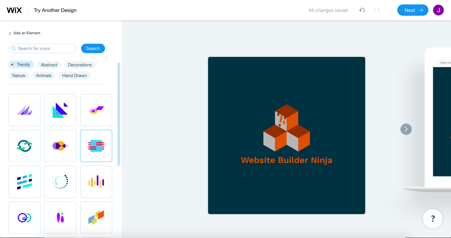 wix logo maker 4