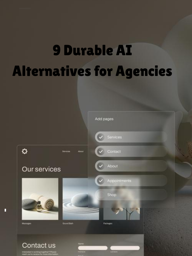 Top 9 Durable AI Alternatives for Agencies: scale smarter with the best AI website builders.