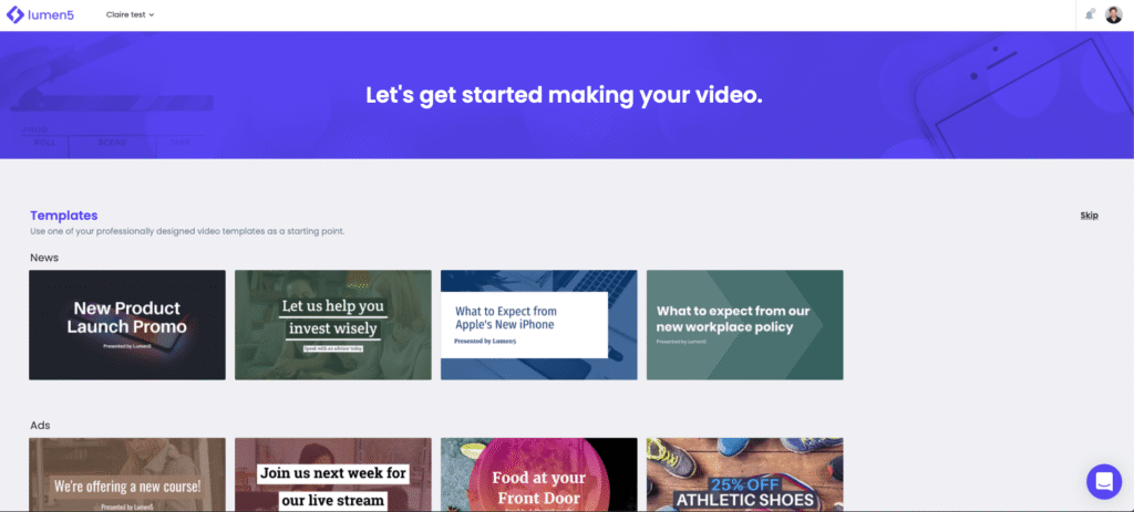Step 3 — Apply a branded template quickly