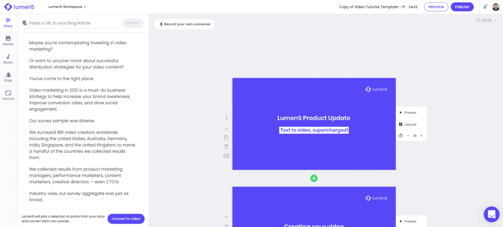 Step 1 — Import your blog content